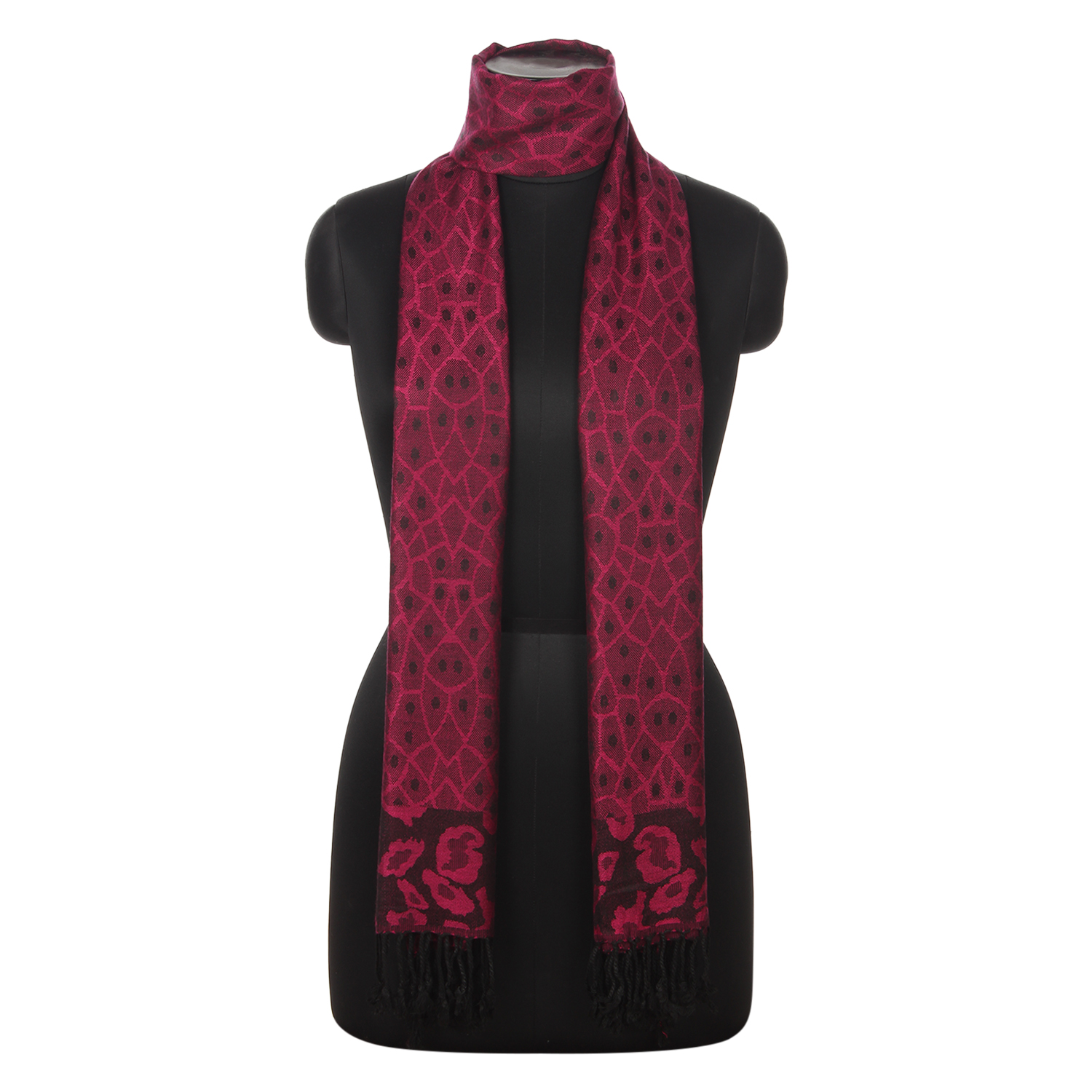 Viscose self Jaquard stole